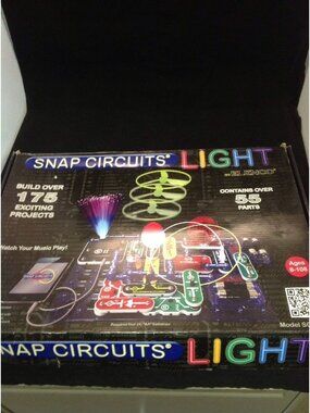 Elenco SCL-175 Snap Circuits Lights Electronics Discovery Kit Es Ws36